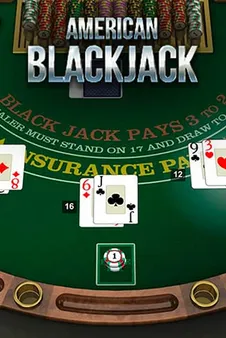 Mesa de Blackjack americano en el casino en vivo